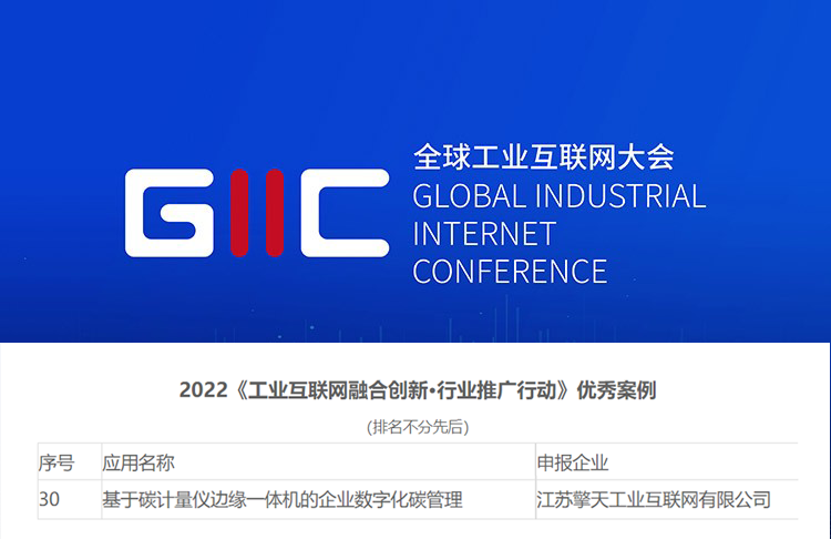 全球工业互联网大会优秀案例